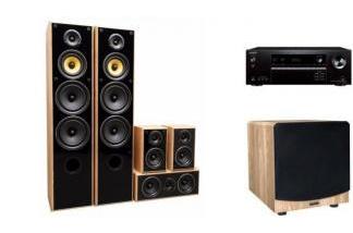 ONKYO TX-NR5100 + TAGA HARMONY TAV-606 v3 + TSW-80 oak