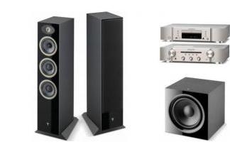 MARANTZ PM6007 s + CD6007 + FOCAL THEVA N2 + SUB 600P