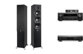 DENON DRA-900H + DCD-900NE + ELAC DEBUT 3.0 F5.3