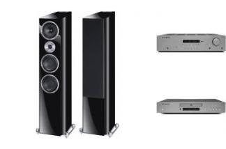 CAMBRIDGE AUDIO AXR100 + AXC35 + HECO REVOLUTION 7