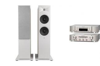 MARANTZ PM6007 s + CD6007 + JBL STAGE 260F latte