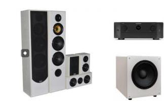 MARANTZ CINEMA 50 + TAGA HARMONY TAV-606v3 + TSW-90 białe