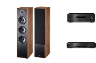 YAMAHA A-S201 + CD-S303 + MAGNAT MONITOR S70 walnut