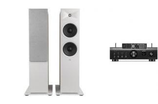 DENON PMA-900HNE + JBL STAGE 260F latte