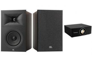 Cabasse Abyss + Jbl Stage 250B espresso