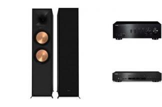 YAMAHA A-S701 + CD-S303 + KLIPSCH R-800F