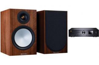 MAGNAT MC400 + MONITOR AUDIO 7G SILVER 100 orzech