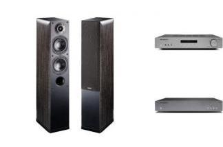 CAMBRIDGE AUDIO AXA35 + AXN10 + INDIANA LINE NOTA 550 XN