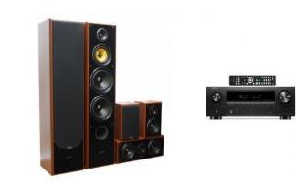 DENON AVR-X2800H DAB + TAGA HARMONY TAV-606v3 walnut