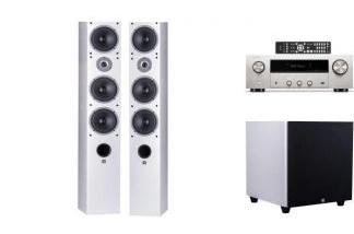 DENON DRA-900H s + WILSON RAPTOR 9 + SUB-10 białe