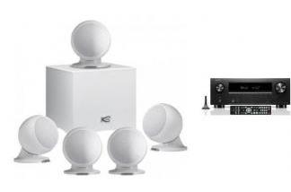 DENON AVC-X2850H + CABASSE ALCYONE 2 SYSTEM 5.1 białe