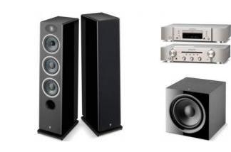 MARANTZ PM6007 s + CD6007 + FOCAL VESTIA N2 + SUB 600P