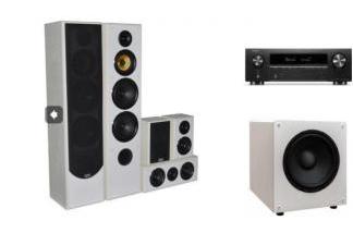 DENON AVR-X1800H + TAGA HARMONY TAV-606v3 + TSW-90 białe