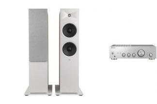 PIONEER A-10AE s + JBL STAGE 260F latte