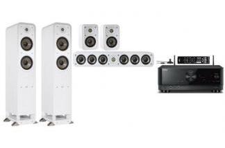 YAMAHA TSR-400 + POLK AUDIO S55E + S35E (5.0) wh