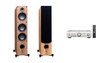 DENON PMA-600NE S + TAGA HARMONY TAV-607F oak