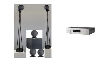 JBL MA710 WHT + CABASSE ALCYONE 2 SYSTEM 5.1 STAND