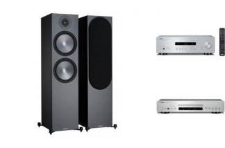 YAMAHA A-S201 s + CD-S303 + MONITOR AUDIO BRONZE 500