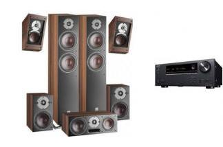 ONKYO TX-NR6100 + DALI OBERON 7 ATM walnut