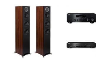 YAMAHA R-N600A + CD-S303 + ELAC REFERENCE F5