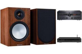 MAGNAT MA900 + MMS730 + MONITOR AUDIO 7G SILVER 100 orzech