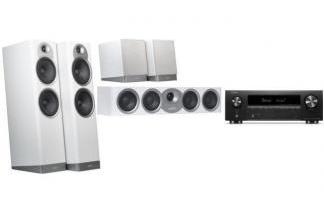 DENON AVR-X1800H + JAMO S7-27F (5.0) biały