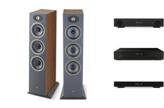 ARCAM A5 + ST5 + CD5 + FOCAL THEVA N3 dark wood