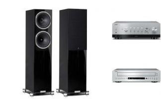 YAMAHA R-N800A S + CD-C603 + FYNE AUDIO F502SP