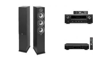 DENON DRA-900H + DCD-600NE + ELAC DEBUT F6.2