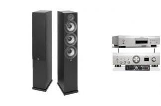 DENON PMA-900HNE s + DCD-900NE + ELAC DEBUT F6.2