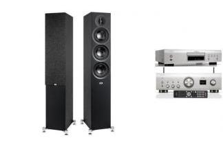 DENON PMA-900HNE s + DCD-900NE + ELAC DEBUT 3.0 F5.3