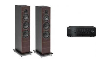 YAMAHA R-N800A + SONUS FABER LUMINA V wenge