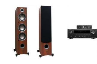 DENON DRA-900H + TAGA HARMONY TAV-607F walnut