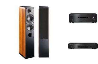 YAMAHA A-S201 + CD-S303 + INDIANA LINE NOTA 550 X