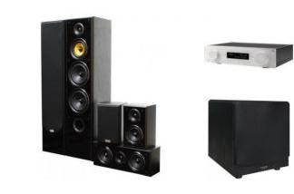 JBL MA710 WHT + TAGA HARMONY TAV-606v3 + TSW-80