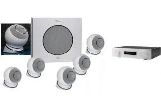 JBL MA710 WHT + CABASSE EOLE 4 SYSTEM 5.1 białe