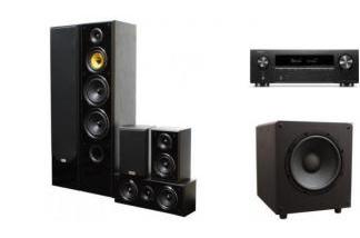 DENON AVR-X1800H + TAGA HARMONY TAV-606v3 + TSW-90