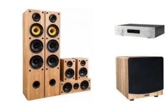 JBL MA710 WHT + TAGA HARMONY TAV-506 + TSW-80 oak