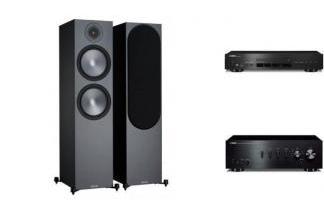 YAMAHA A-S301 + CD-S303 + MONITOR AUDIO BRONZE 500