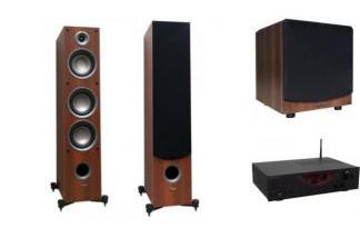 TAGA HARMONY HTA-800B + TAV-607F + TSW-80 walnut