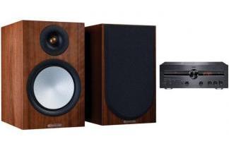 MAGNAT MA900 + MONITOR AUDIO 7G SILVER 100 orzech