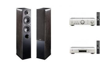 DENON PMA-600NE S + DCD-600NE + INDIANA LINE NOTA 550