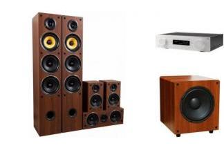 JBL MA710 WHT + TAGA HARMONY TAV-506 + TSW-90 walnut