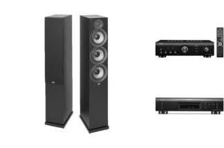 DENON PMA-600NE + DCD-900NE + ELAC DEBUT F6.2