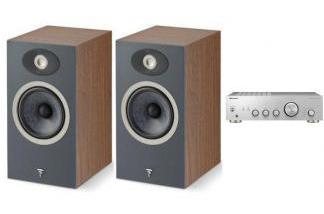 PIONEER A-10AE s + FOCAL THEVA N1 dark wood
