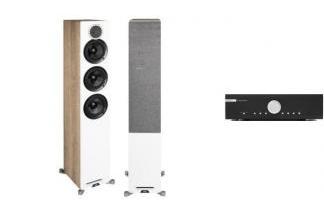 MUSICAL FIDELITY M6si + ELAC REFERENCE F5 dąb