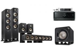 YAMAHA RX-V4A + POLK AUDIO ES60 + ES35 + ES15 + HTS SUB10