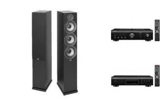 DENON PMA-600NE + DCD-600NE + ELAC DEBUT F6.2