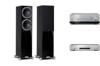 YAMAHA R-N800A S + CD-S303 + FYNE AUDIO F502SP