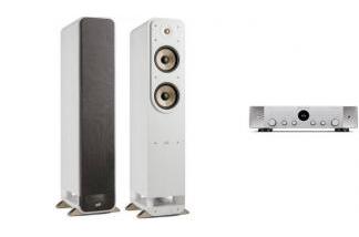 MARANTZ STEREO 70S s + POLK AUDIO ES55 białe